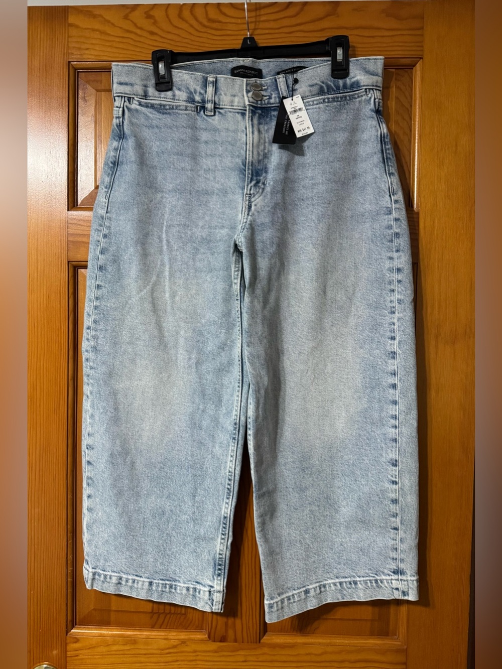 Banana Republic Light Blue Wide-Leg Flare Jeans